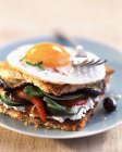 Сэндвич с яйцом — стоковое фото