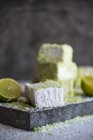 Marshmallow Lime Sugar — Stock Photo