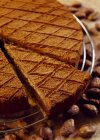 Dessert sucré chocolat — Photo de stock