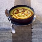 Pumpkin cream dessert — Stock Photo