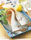 Fillets of sea trout — Stock Photo