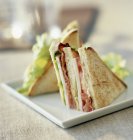 Bacon club sandwich — Stock Photo