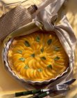 Печеный клементинный пирог — стоковое фото