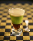 Café irlandais en verre — Photo de stock