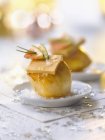 Pétoncles et foie gras — Photo de stock