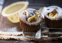 Muffin alla banana e cioccolato — Foto stock