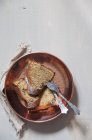 Gâteau bundt aux noix — Photo de stock