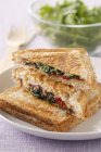 Carne tostato sandwich — Foto stock