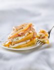 Melonenspeck und Mozzarella — Stockfoto