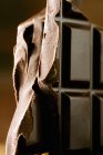Dunkle Schokoladentafeln — Stockfoto