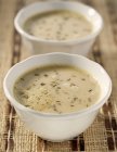 Кремовый валунный суп — стоковое фото