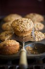 Kellogs Alle Kleie-Muffins mit getrockneten Preiselbeeren und Rosinen — Stockfoto