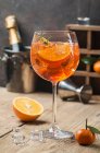 Cocktail classico italiano Aperol spritz — Foto stock