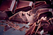 Pieces of chocolate (close-up) - foto de stock