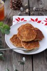 Gluten-free Chinese five-spice pancakes for Christmas — Stock Photo