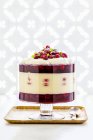 Raspberry and White Chocolate Trifle - foto de stock