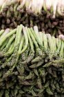 Asparagus and green beans, close up — Stock Photo