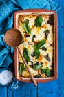 Zucchini Parmigiana (zucchini bake) — Stock Photo