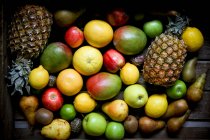 Auswahl verschiedener Früchte — Stockfoto