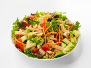 Mixed salad with poultry — Stock Photo