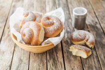 Ensaimades yeast pastries from Mallorca — Stock Photo