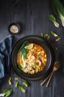 Curry de poulet rouge thaïlandais — Photo de stock