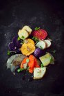 Жареные овощи с трюфелями — стоковое фото