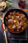 Game stew with carrots — Stock Photo