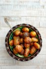 Roast potatoes with thyme — Stock Photo