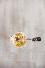 Карамельное мороженое, крупным планом — стоковое фото