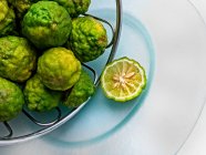 Kaffir limes from Thailand — Stock Photo