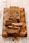Granola bars, sliced (vegan) — Stock Photo