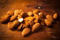 Close-up shot of delicious Almonds — Stock Photo