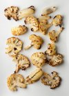 Dried mushrooms on white background — Stock Photo
