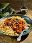 Slow Cooked Shoulder of Lamb Tagine — Stock Photo