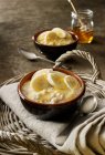 Banana and Honey Porridge — Stock Photo