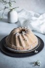 Vegan and glutenfree yeast cake babka — Stock Photo