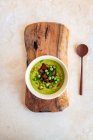 Гороховый суп с Чоризо — стоковое фото