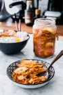 Kimchi (Korean side dish) — Stock Photo