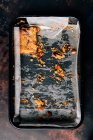 Темний шоколад, апельсиновий мигдальний хліб — стокове фото