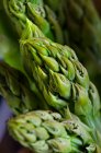 Green asparagus on a dark background — Stock Photo