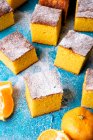 Pastel de clementina sin gluten almendras molidas y libre de suelo llano - foto de stock
