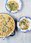 Butternut Squash and Spinach Risotto — Stock Photo