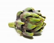Fresh green artichoke isolated on white background — Stock Photo