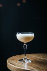 Cocktail with egg white — Stock Photo