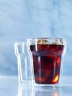 Iced Black Coffee In Glass — стоковое фото