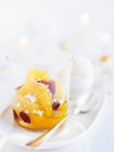 Salade d'orange aux figues séchées (Noël) — Photo de stock