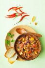 Chilli con carne with kidney beans — стоковое фото