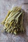 Dried edamame noodles close-up view — Stock Photo