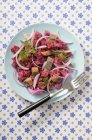 Salade de hareng à la betterave — Photo de stock